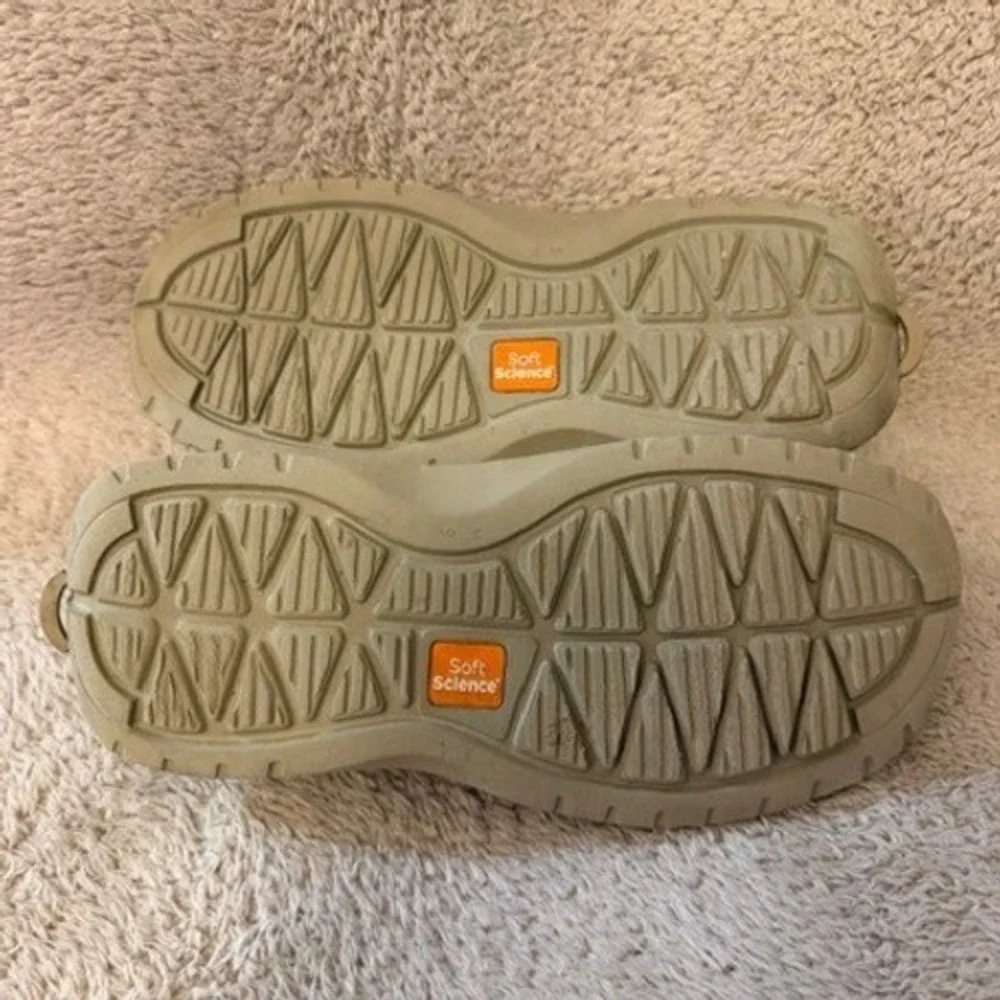 SoftScience The Fin Mens 9 Khaki Tan Mesh Water Boat Shoes Lightweight Trileon